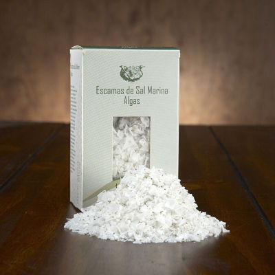 Sea Salt Flakes with Seaweed - Sal Marina Algas