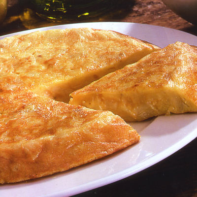 Two Tortilla Espanola Potato Omelets