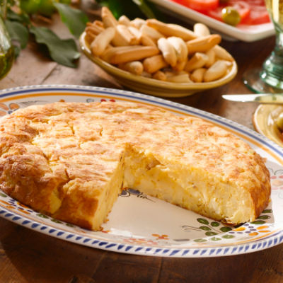 Extra Large 'Tortilla Espanola' Potato Omelet