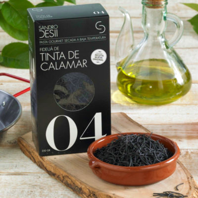 Fideu&aacute; de Tinta de Calamar - Black Fideo Pasta