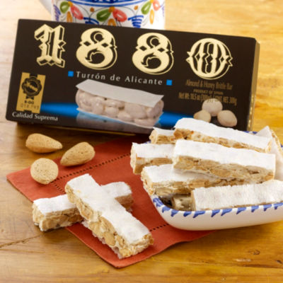 Crunchy Alicante Almond Turron Candy by '1880'