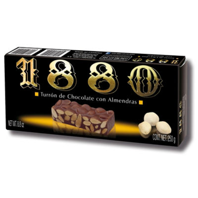 Gourmet Milk Chocolate Almond Turron Candy by 1880