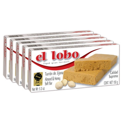 'El Lobo' Jijona Turron (5 Boxes)
