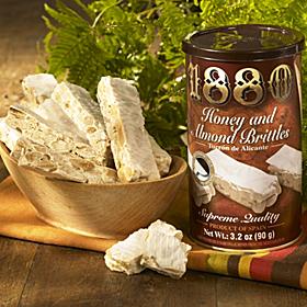 2 Tins of Honey Almond Brittle by 1880