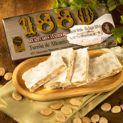 Sugar Free Crunchy Alicante Turron Candy by '1880'