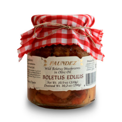 Wild Boletus Mushrooms in Olive Oil