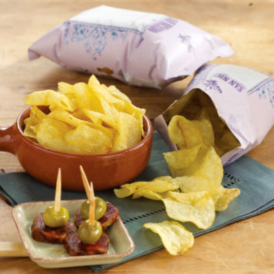 'San Nicasio' Potato Chips Cooked in Extra Virgin Olive Oil (2 Bags)  