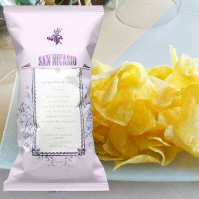 'San Nicasio' Potato Chips Cooked in Extra Virgin Olive Oil (2 Bags)  