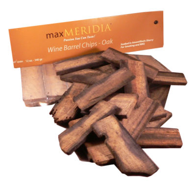 Oak Grilling Chips Marinated in Sherry