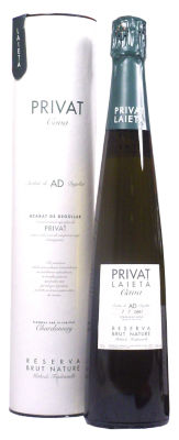 Privat Laieta Organic Cava Sparkling Wine  - Reserva Brut Nature