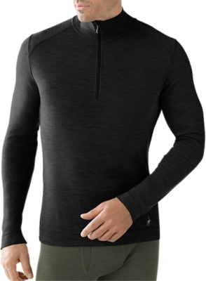 Smart Wool Mens Midweight Zip T
