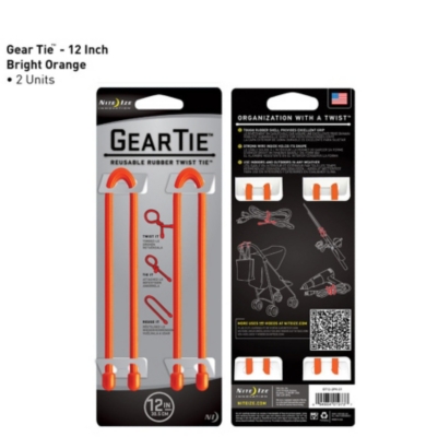Nite Ize Gear Tie 2 Pack - 12in