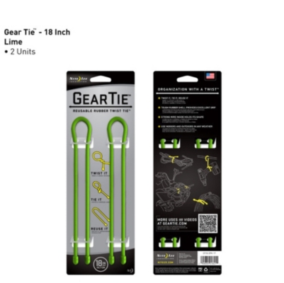 Nite Ize Gear Tie 2 Pack - 18in