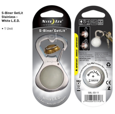Nite Ize GetLit S-Biner Bottle Opener /