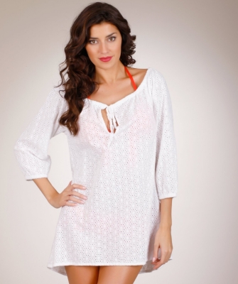 Ella Moss Womens Trellis Cover Up