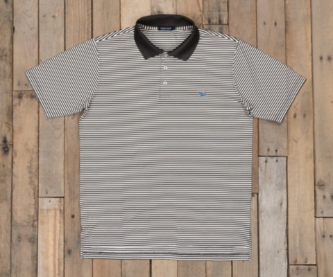 Southern Marsh The Bermuda Performance Polo Striped