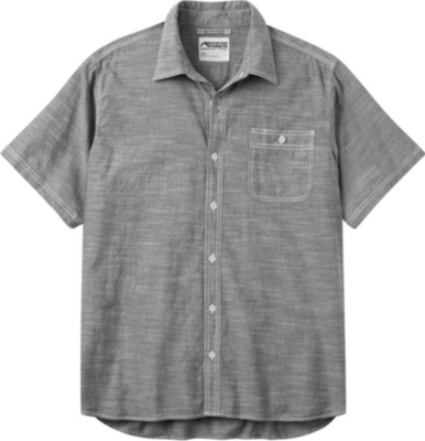 Mountain Khakis Mens Mountain Chambray Short Sleeve Shirt