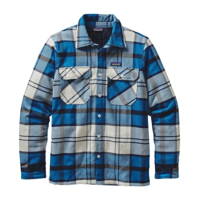 Patagonia Mens Insulated Fjord Flannel Jacket