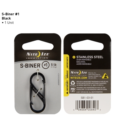 Nite Ize S Biner Steel Size #1