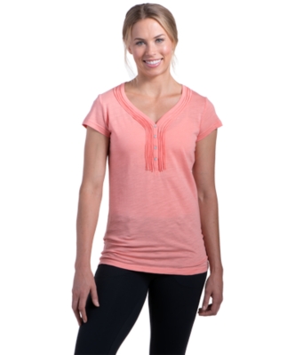 Khl Womens Vega Short Sleeve Henley