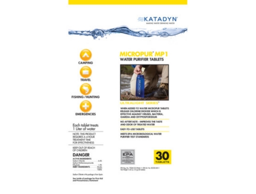 Katadyn Micropur Purifier Tabs 30ct