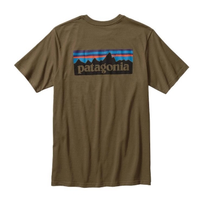 Patagonia Mens P 6 Logo Cotton Tee
