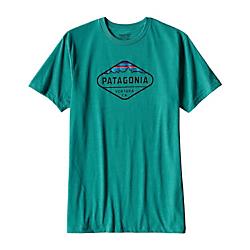 Patagonia Mens Fitz Roy Crest CottonPoly T Shirt