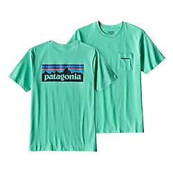Patagonia Mens P 6 Logo Cotton Pocket T Shirt