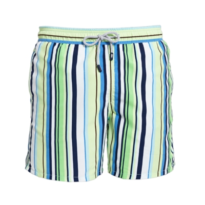 Tom and Teddy Mens Blue & Green Stripe