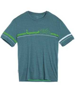 Icebreaker Mens Tech Lite Short Sleeve Crewe Road to River
