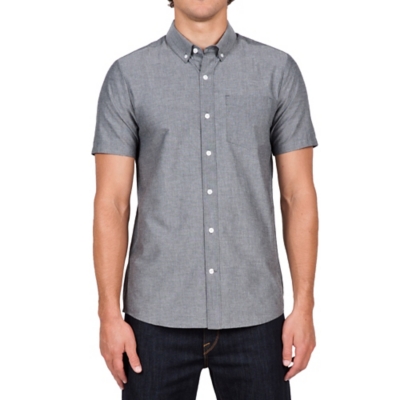 Volcom Mens Everett Oxford Short Sleeve Shirt