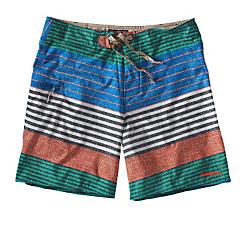 Patagonia Mens Printed Stretch Planing Board Shorts 18 in