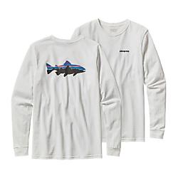 Patagonia Mens Long Sleeved Fitz Roy Trout Cotton T Shirt