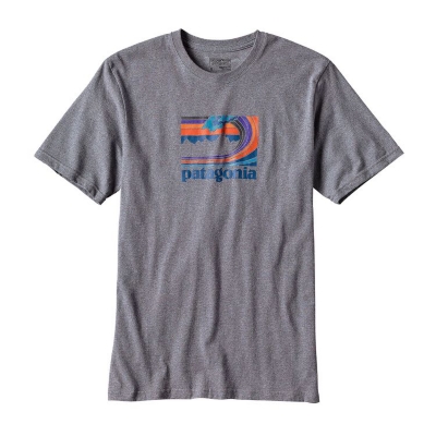 Patagonia Mens Framed Fitz Roy Cotton/Poly Responsibili Tee