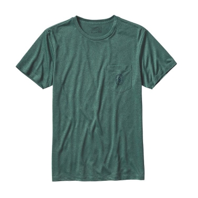 Patagonia Mens Knotted Recycled Poly Pocket Responsibili Tee