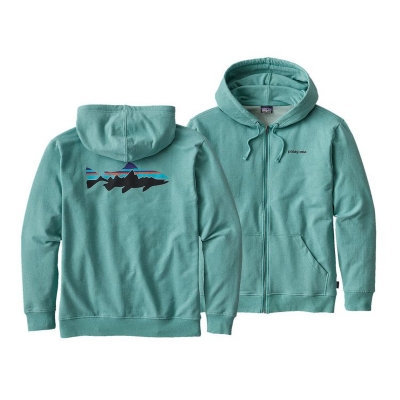 Patagonia Mens Fitz Roy Trout Midweight Full Zip Hoody