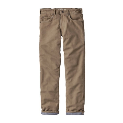 Patagonia Mens Flannel Lined Straight Fit All Wear Jeans