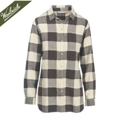 Woolrich Inc Womens Oxbow Bend Tunic Flannel Shirt