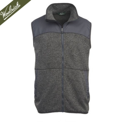 Woolrich, Inc Mens Grindstone Sweater Fleece Zip Up Vest