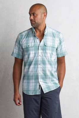 Ex Officio Mens Ventana Plaid SS