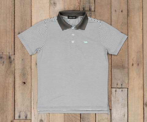 Southern Marsh Youth Bermuda Stripe Polo