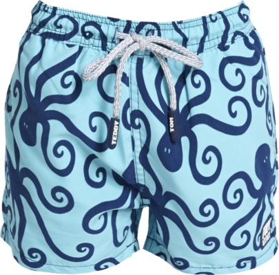 Tom and Teddy Mens Octopus Swim Trunk