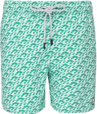 Tom and Teddy Mens Waves Swim Trunk
