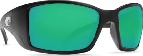 Costa Del Mar Blackfin - Green Mirror 580G Lens