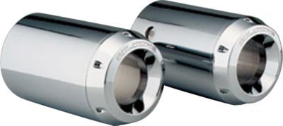 HONDA GENUINE ACCESSORIES CHROME EXHAUST TIPS WITH GL LOGO - Cruiser Exhaust Accessories