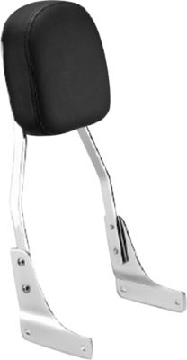 HONDA GENUINE ACCESSORIES CHROME BACKREST/PAD - Cruiser Sissy Bars