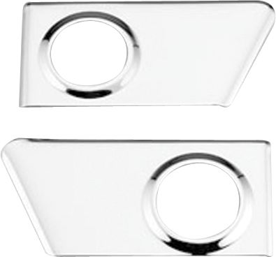 HONDA GENUINE ACCESSORIES CHROME SWINGARM PIVOT COVER SET - Cruiser Frame Covers