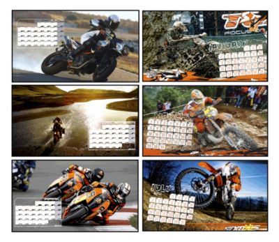 2012 KTM POWERWEAR OFFROAD & STREET CALENDAR - 