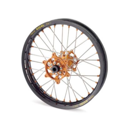 KTM EXCEL PRO SERIES COMPLETE WHEEL BLACK/ORANGE 2.15X18 - 