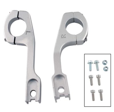 ACERBIS UNIKO VENTED HANDGUARD MOUNT KIT - ALUMINUM - 2012 Factory Effex Monster Energy ATV Graphics - Kawasaki